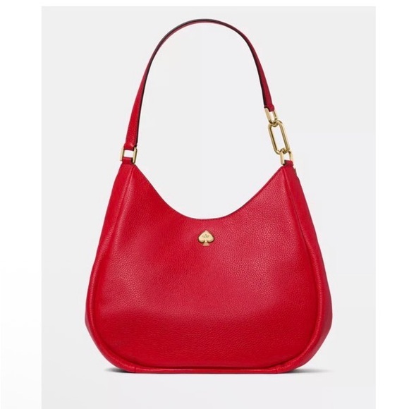 Kate Spade Kayla Red Leather Shoulder Bag - Picture 7 of 7